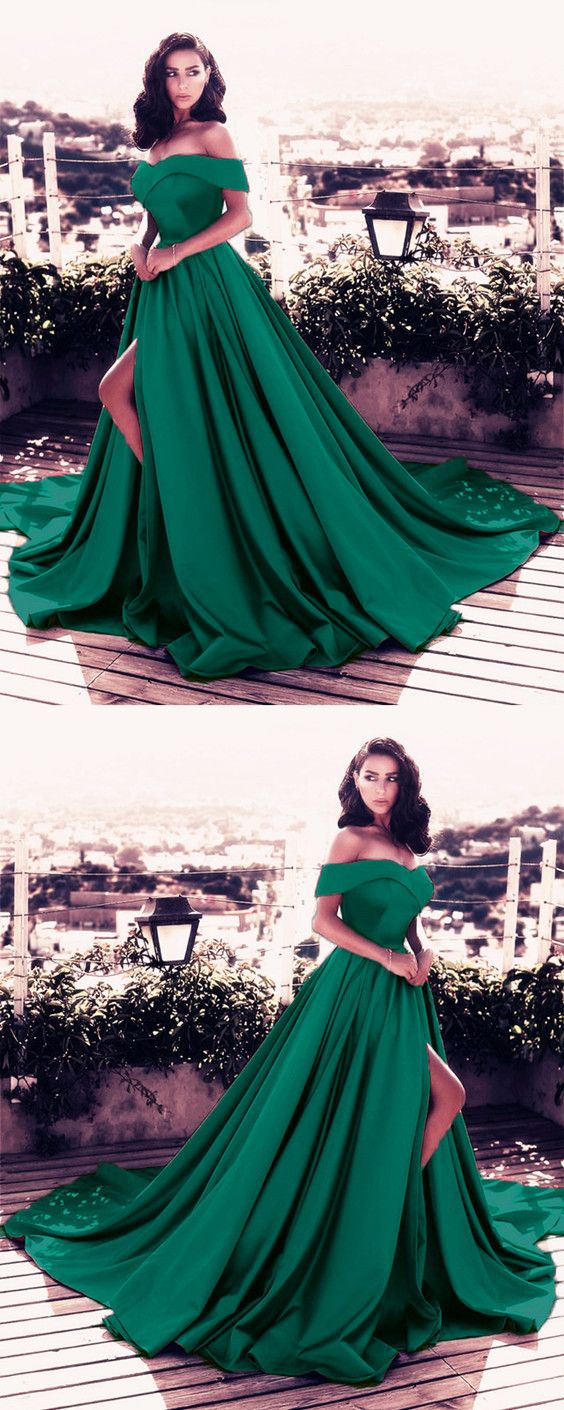 green prom dresses 2018